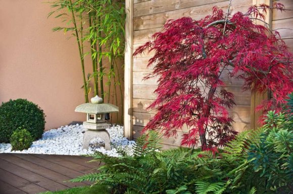 Création d’un jardin zen japonais miniature en extérieur